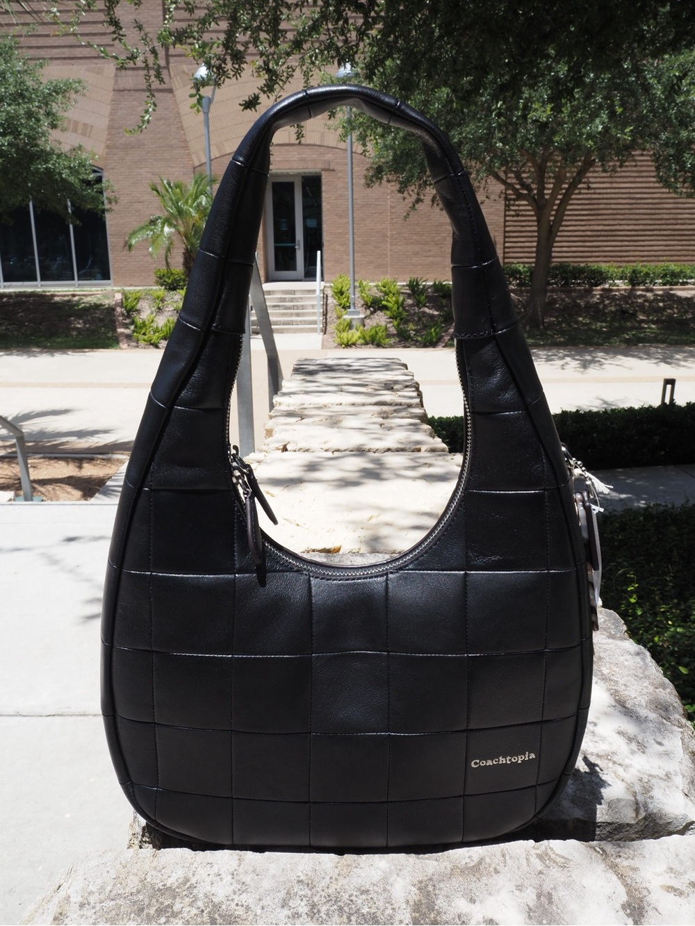 Coach Coachtopia Alter Ego Loop Black Quilted Shoulder Hobo BRAND NEW W/ TAGS
